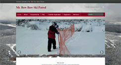 Desktop Screenshot of mtbawbawskipatrol.org